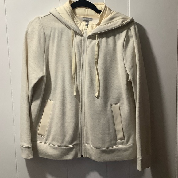 Talbots Jackets & Blazers - Talbots Off-White Zip-Up Jacket